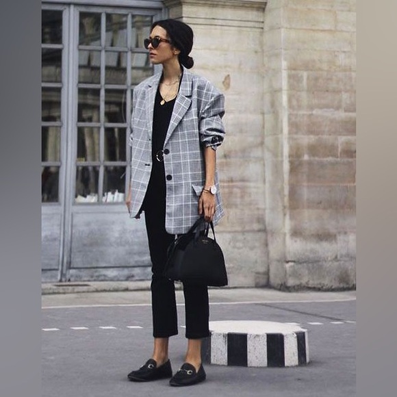 Ralph Lauren Glen Check Double-Breasted Wool Blazer - Picture 6 of 15